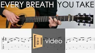 Every Breath You Take - The Police - guitar TAB (fingerstyle)