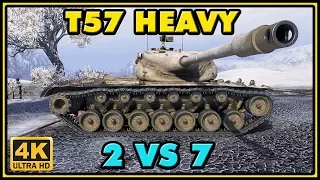 World of Tanks | T57 Heavy - 10 Kills - 8,5K Damage - 2 VS 7 Gameplay