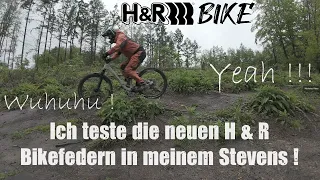 Ich teste die H&R Bike Federn in meinem Stevens E-Maverick...erster kleiner Test und Vorstellung