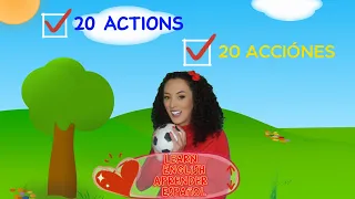 Learn Actions in English & Spanish for your little ones❤️