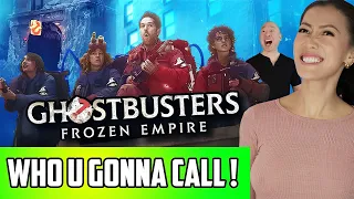 Ghostbusters - Frozen Empire Teaser Trailer Reaction | They Called Everyone!
