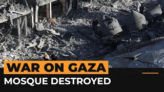 Rafah mosque flattened by Israeli airstrike | Al Jazeera Newsfeed