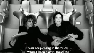 Michael Jackson & Janet Jackson Scream With LYRICS and PICTURES