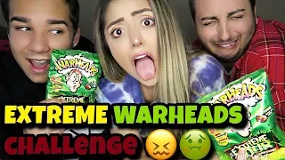 WARHEAD CHALLENGE! *gone wrong* | JAZMINE AND NICK