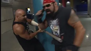 Goldberg Hits Rick Steiner With A Pipe WCW Thunder August 2000