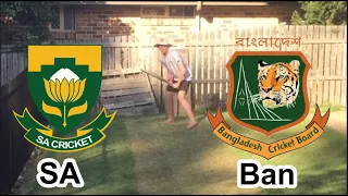 South Africa VS Bangladesh | Day 1 | Backyard Test match | Backyard Cricket