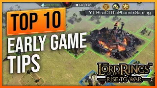 Rank 1 Player - Top 10 Early Game Tips | 4000+ Ring Power in the first 24 Hours | LOTR: Rise to War