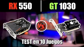 ✅ GT 1030 vs RX 550 ✅ Test in 10 Games ✅ 2022