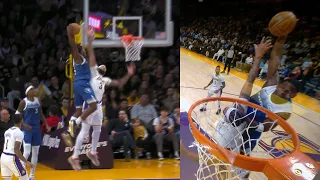 Anthony Edwards almost ENDS Anthony Davis with most insane poster dunk