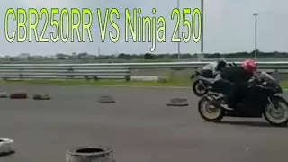 Adu Drag CBR250RR VS Ninja 250 (2018) di Sirkuit siapa yang menang?