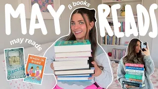 may reading wrap up!! 📚✨💓 *the 8 books I read + ratings*