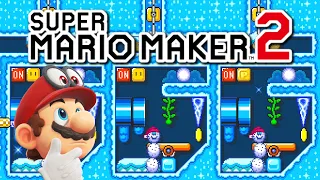 BEST Super Mario Maker 2 Levels!! (Spot the Difference, Don't Lose to Thwomp, Mario Speedruns!)