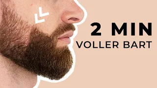 Voller Bart in 2 Min ● Bart voller machen