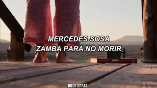 Mercedes Sosa-Zamba para no Morir. |Letra|