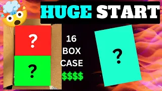 GREATNESS! OPENING UP A 16 BOX MASTER CASE! - MY SECOND EVER CASE BREAK!