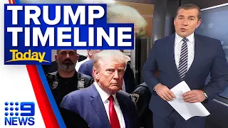 9News Chief Political Editor Charles Croucher breaks down Donald Trump timeline | 9 News Australia