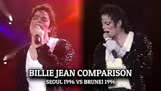 Michael Jackson | Billie Jean Live In Seoul 1996 VS Brunei 1996