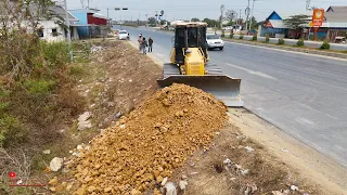 New First Project Clear Trees​ And Filling With Skills Operator DR51PX BullDozer & DuMp TruCks Work