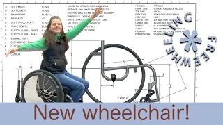 Picking up my custom wheelchair