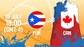 Puerto Rico v Canada - Full Game - Group B - 2016 FIBA Americas U18 Women's Championship