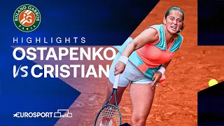 HARD FOUGHT WIN! | Jelena Ostapenko vs Jaqueline Cristian | Round 1 | French Open 2024 Highlights 🇫🇷