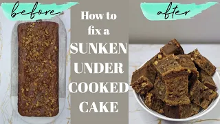 How To Fix/Eat A Sunken Cake