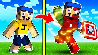 Jeffy Becomes EVERY SUPERHERO In Minecraft