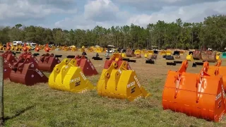 Yoder & Frey Kissimmee Auction- Buckets and Attachments