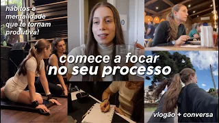 O SEGREDO DA PRODUTIVIDADE | como parei de enrolar, venci minhas limitações e me tornei FOCADA! vlog