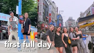 first full day in korea, youtuber meetup in hongdae + myeongdong (July 5, 2022.) | Anna Cay ♥