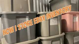 How I Store My EBay Inventory and Pull Orders