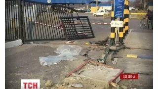 На Одещині нетверезий водій протаранив міжнародний пункт пропуску "Кучургани"
