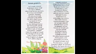 Poezii pentru copii. "Balada greierului - de Lili Oniș. Volumul- Poezioare pentru inimioare "