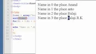 php tutorial in Tamil part - 15 Arrays
