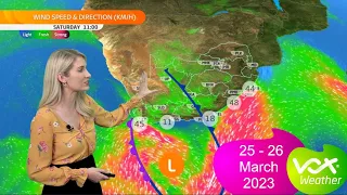 25 - 26 March 2023 | Vox Weather WEEKEND Forecast