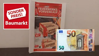 50€ Sonderpreis Baumarkt Einkaufsliste für Silvester 2022/23