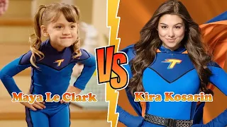 Kira Kosarin (Phoebe Thunderman) VS Maya Le Clark (Chloe Thunderman) Transformation ★ 2023