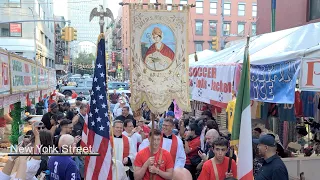The Feast Of San Gennaro Blessing of the Stands NYC September 14 2023
