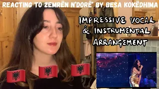 ALBANIA EUROVISION 2024 - REACTING TO ‘ZEMRËN N’DORË’ BY BESA KOKËDHIMA (FIRST LISTEN)