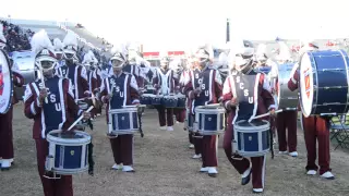 SCSU Marching 101 2014- Bongo Brothers Inc. Stand Entrance