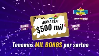 Mil bonos de $500.000 en esta temporada de raspas