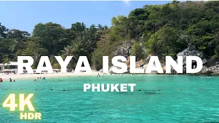 PHUKET RAYA ISLAND - KON KARE BAY WALK 4K| One of The Uncrowded  Paradise Islands of PHUKET THAILAND