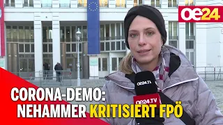 Corona-Demo: Nehammer kritisiert FPÖ