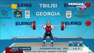 Українська важкоатлетка Юлія Калина здобула золото на чемпіонаті Європи-2015