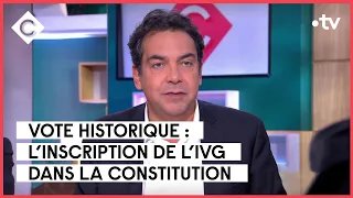 IVG : Les votes des députés RN difficiles à décrypter - Patrick Cohen - C à vous - 24/11/2022