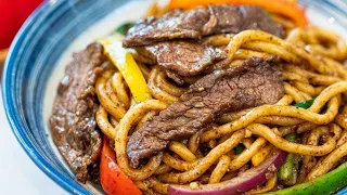 BETTER THAN TAKEOUT - Stir Fry Beef Udon Noodles