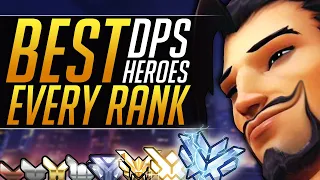 BEST DPS HEROES you MUST PLAY at Every Rank - Best Meta Tips to CARRY | Overwatch Pro Ranked Guide