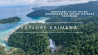 Kaimana Papua Barat, Keindahan Teluk triton hingga Air terjun Karawawi