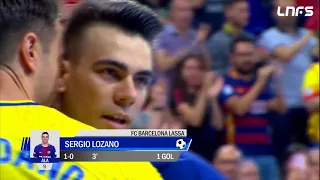 Gol Lozano (1-0) FC Barcelona Lassa - Movistar Inter. Play Off Final 3. LNFS