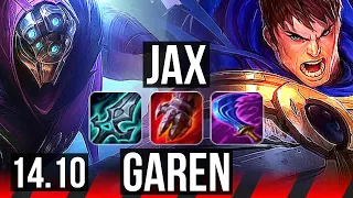 JAX vs GAREN (TOP) | 10/1/7, Dominating | EUW Diamond | 14.10